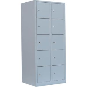 Produktbild für Schließfachschrank Lüllmann 523520, lichtgrau
