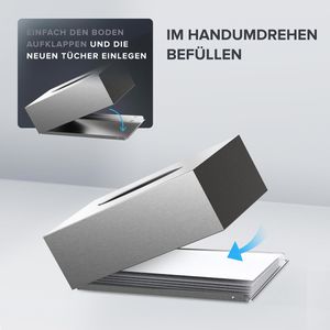 Produktbild für Taschentuchbox ovimar Fornaes 81004175, aus Edelstahl