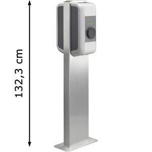 Produktbild für Wallbox-Standfuß Keba Stele 90.786 Edelstahl
