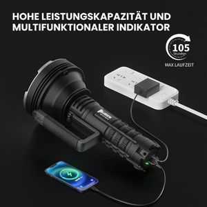 Produktbild für Taschenlampe Wuben A1, LED, aufladbar