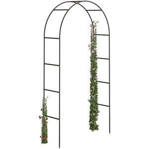 Produktbild für Rosenbogen Relaxdays 10018871, schwarz