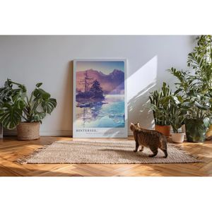 Produktbild für Wandbild Sinus-Art Hintersee in Bayern