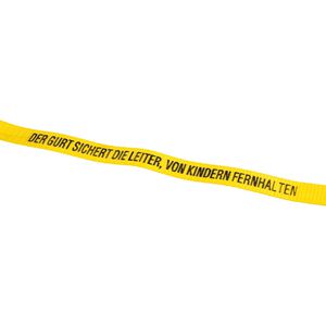 Produktbild für Spanngurt Kerbl 3740 Leiterngurt, gelb, mit Klemmschloss