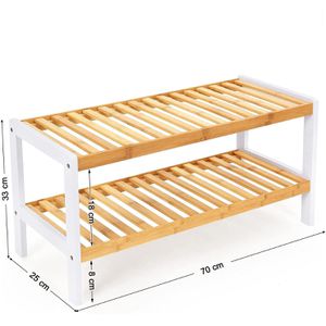 Produktbild für Schuhregal Songmics LBS02H, aus Bambus