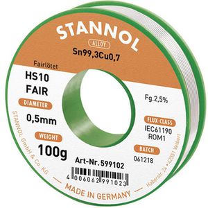 Produktbild für Lötzinn Stannol HS10 Fair, Flussmittel, bleifrei