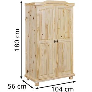 Produktbild für Kleiderschrank Inter-Link Genf, kiefer