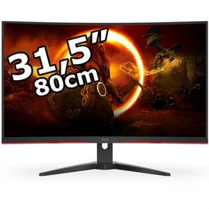 Produktbild für Monitor AOC C32G2ZE/BK, 31,5 Zoll