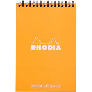 Produktbild für Notizblock Rhodia 16503C, dotpad, orange, A5