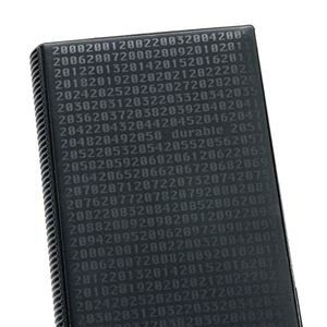 Produktbild für Visitenkartenmappe Durable 240301 Visifix Centium, schwarz, A5