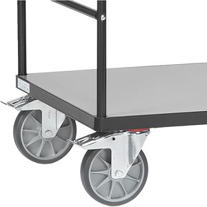 Produktbild für Transportwagen Fetra Schiebebügelwagen, 2502-7016 Grey Edition