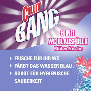 Produktbild für WC-Duftspüler Cillit-Bang 6 in 1, Blüten Frische