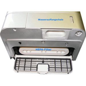 Produktbild für Händetrockner JSD JSD-UVclean Basic, Jet-Luftstrom, silber