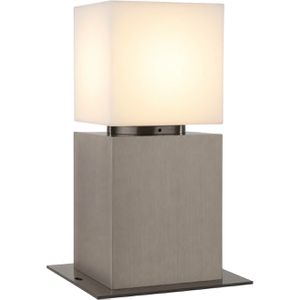 Produktbild für Wegeleuchte SLV Square Pole 30, silber, mit 230 V Netzstrom
