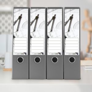 Produktbild für Rückenschilder itenga Technische Zeichnung