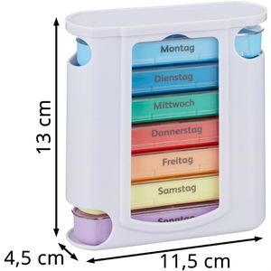 Produktbild für Tablettenbox Relaxdays 7 Tage