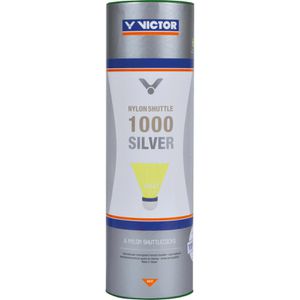 Produktbild für Badminton-Bälle VICTOR Nylon Shuttle 1000 Silver