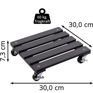 Produktbild für Pflanzenroller Meister WU0825110, bis 60 kg, 30 x 30 cm