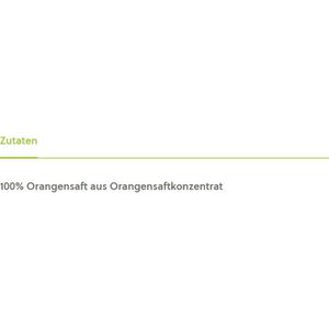 Produktbild für Saft albi Orange, ohne Zuckerzusatz