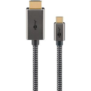 Produktbild für HDMI-Kabel Goobay 75700 HDMI 2.0, vergoldete Stecker