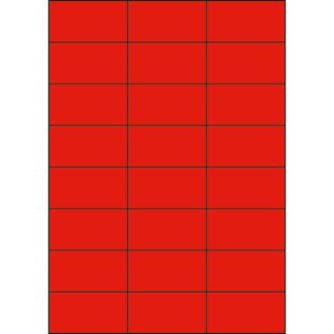 Produktbild für Universaletiketten APLI 01593, rot