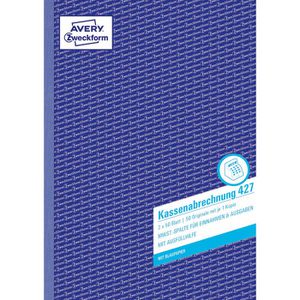 Produktbild für Kassenbuch Zweckform 427 Kassenabrechnung, A4