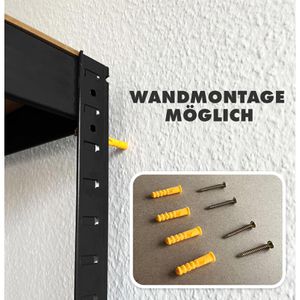 Produktbild für Schwerlastregal Karat Lakota, 5 Holzböden