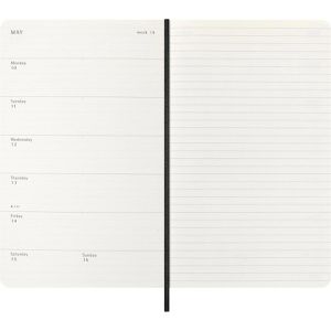 Produktbild für Buchkalender Moleskine 927982, Large, englisch, Jahr 2026/2027