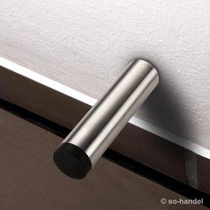 Produktbild für Türstopper SO-TECH Topper 108399, Gummi/Edelstahl