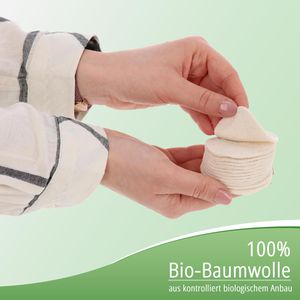 Produktbild für Wattepads elkos Face Bio, rund