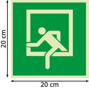 Produktbild für Hinweisschild Abtec DIN 4844-2 Kunststoff