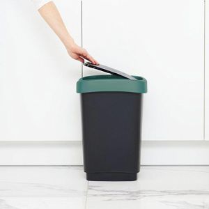 Produktbild für Mülleimer Rotho Twist 1754305092, grün
