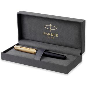 Produktbild für Füller Parker 51 DeLuxe Black G.C., Feder F