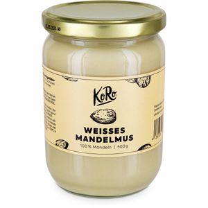 KoRo Nussmus weißes Mandelmus, 100% Mandeln, 500g