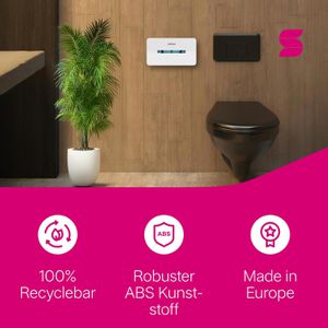 Produktbild für Toilettenpapierspender Satino Hyginity Centerfeed, 333414, CF2