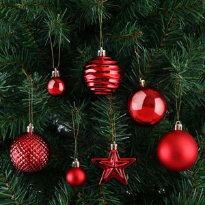 Produktbild für Weihnachtskugeln Deuba 103313, rot