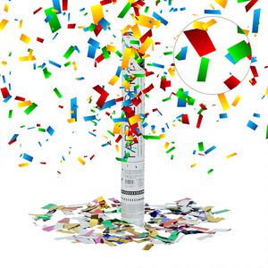 Konfetti Relaxdays 10020854, Party-Popper, aus Folie