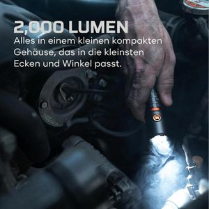 Produktbild für Taschenlampe Nebo Torchy 2K, LED, aufladbar