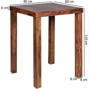 Produktbild für Bartisch Wohnling WL1.324, sheesham braun
