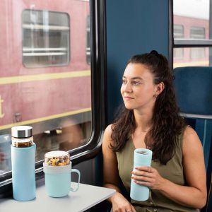 Produktbild für Müslibecher Xavax To Go 0181582, pastellblau