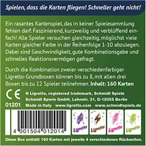 Produktbild für Kartenspiel Schmidt-Spiele 01201, Ligretto grün