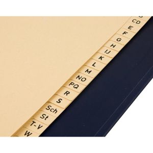 Produktbild für Register Böttcher-AG A4-halbe Höhe, A-Z