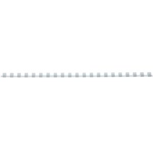 Produktbild für Plastikbinderücken Peach PB408-01, weiß, für A4