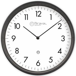 Wanduhr Miraval Design, Kunststoff, analog, Funkuhr