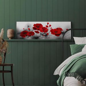 Produktbild für Wandbild Artgeist rote Mohnblumen