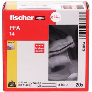 Produktbild für Dübel Fischer 578983 FFA 14, Porenbetondübel