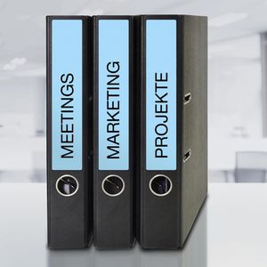 Produktbild für Rückenschilder Zweckform L4763-20, blau