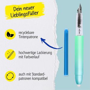 Produktbild für Füller Online magiXX Turquoise Dream, Feder M