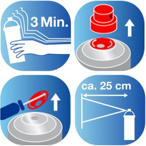 Produktbild für Sprühfarbe Edding 5200 Permanent Spray, 200 ml