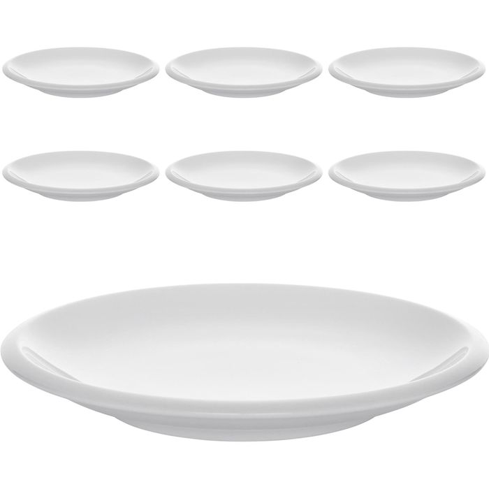 WMF Teller Professional Synergy coup Dessertteller, Porzellan, rund, Ø 16 cm, weiß, 6 Stück – Böttcher AG