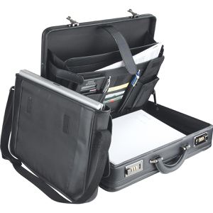 Produktbild für Aktenkoffer Alassio 45039 Modica, schwarz, mit Laptoptasche